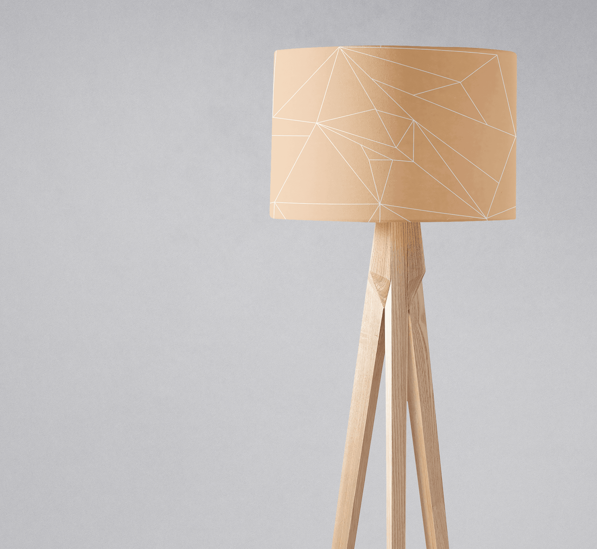 Beige Minimalist Lampshade, Ceiling or Table Lamp Shade - Shadow bright