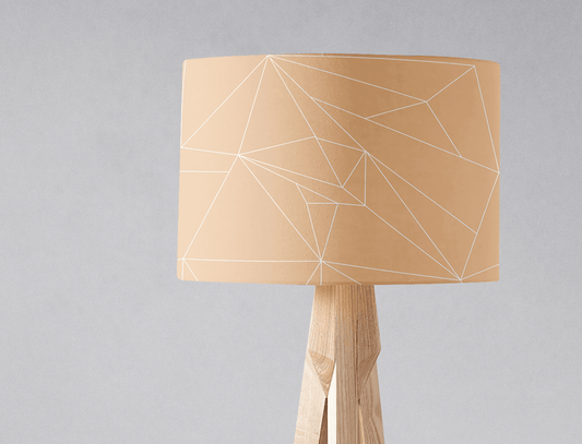 Beige Minimalist Lampshade, Ceiling or Table Lamp Shade - Shadow bright