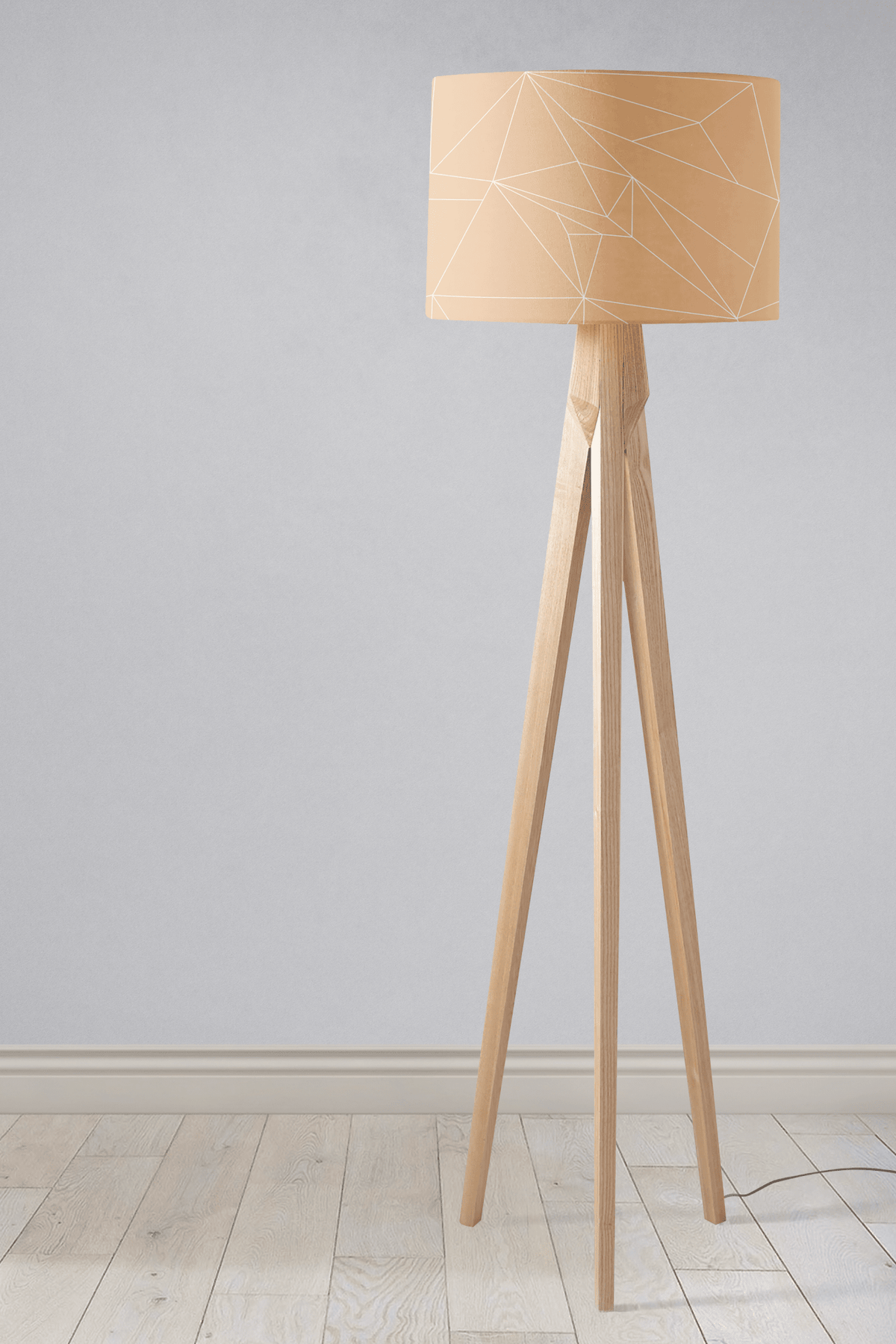 Beige Minimalist Lampshade, Ceiling or Table Lamp Shade - Shadow bright